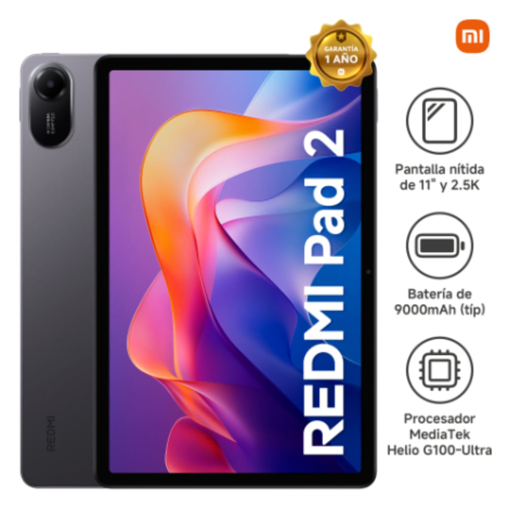 Redmi Pad 2 Graphite Gray 4Gb Ram 128Gb Rom | Oechsle - Oechsle