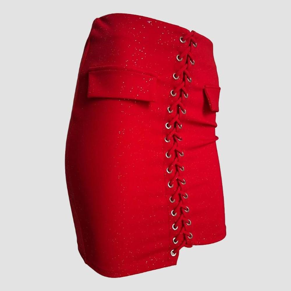 Falda con pasadores strech - In Vogue