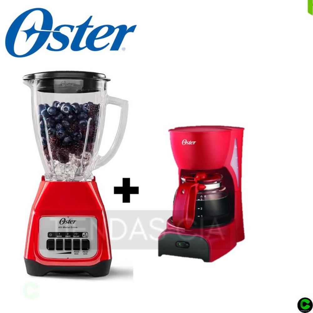 COMBO OSTER LICUADORA BLSTKAGRPB-053 Y CAFEETERA BVSTDCD5R5