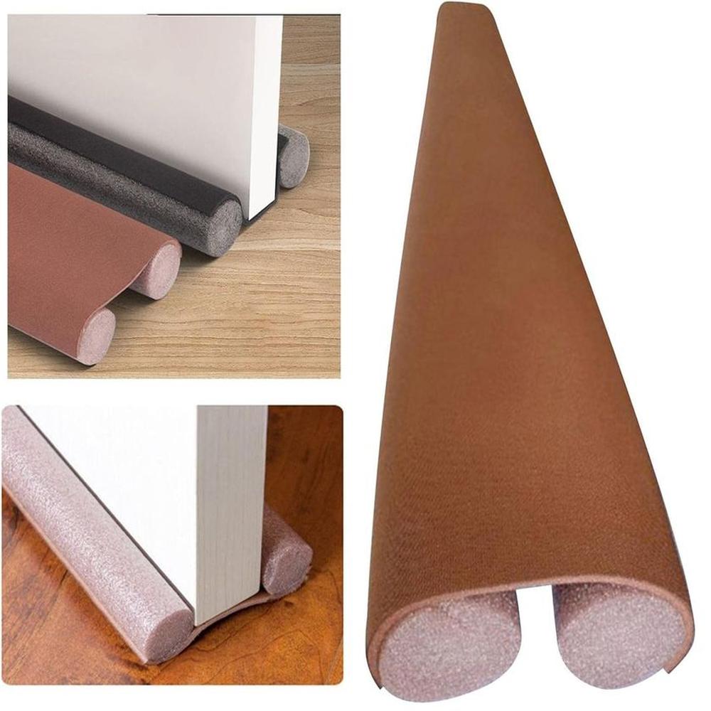 Pack x 2 Burletes Flexible de Espuma 95cm Protección Puertas -Marron