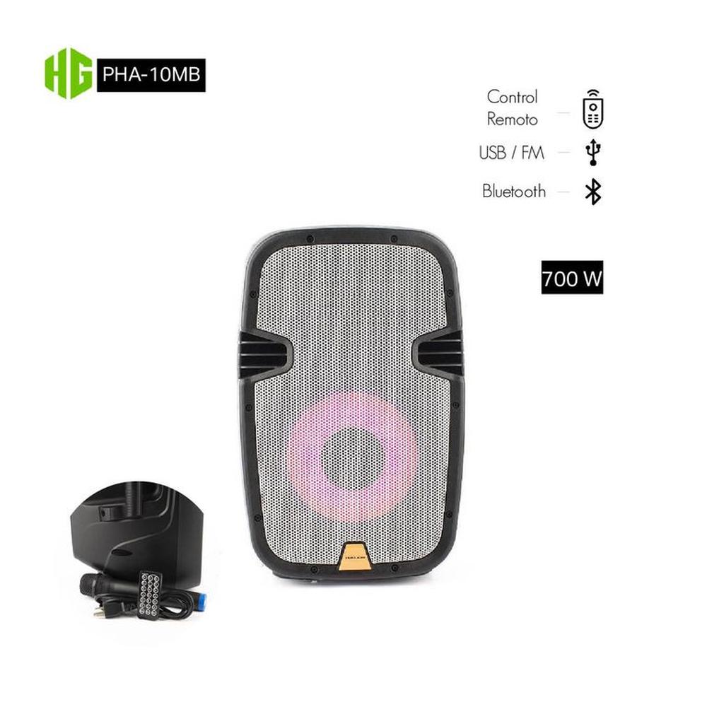 PARLANTE ACTIVO HALION PHA-10MB 1UHF MIC BATERIA