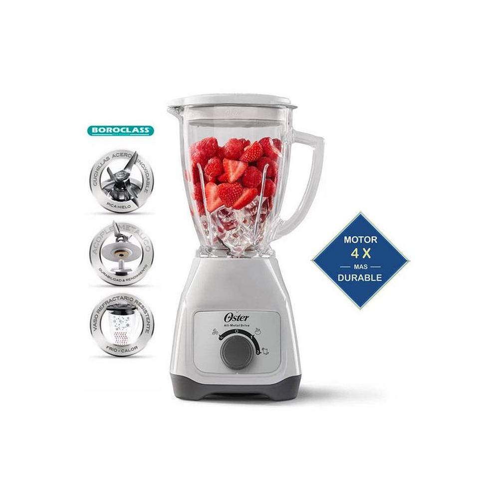 Licuadora Oster® con vaso de vidrio y control de perilla BLSTKAGWRD