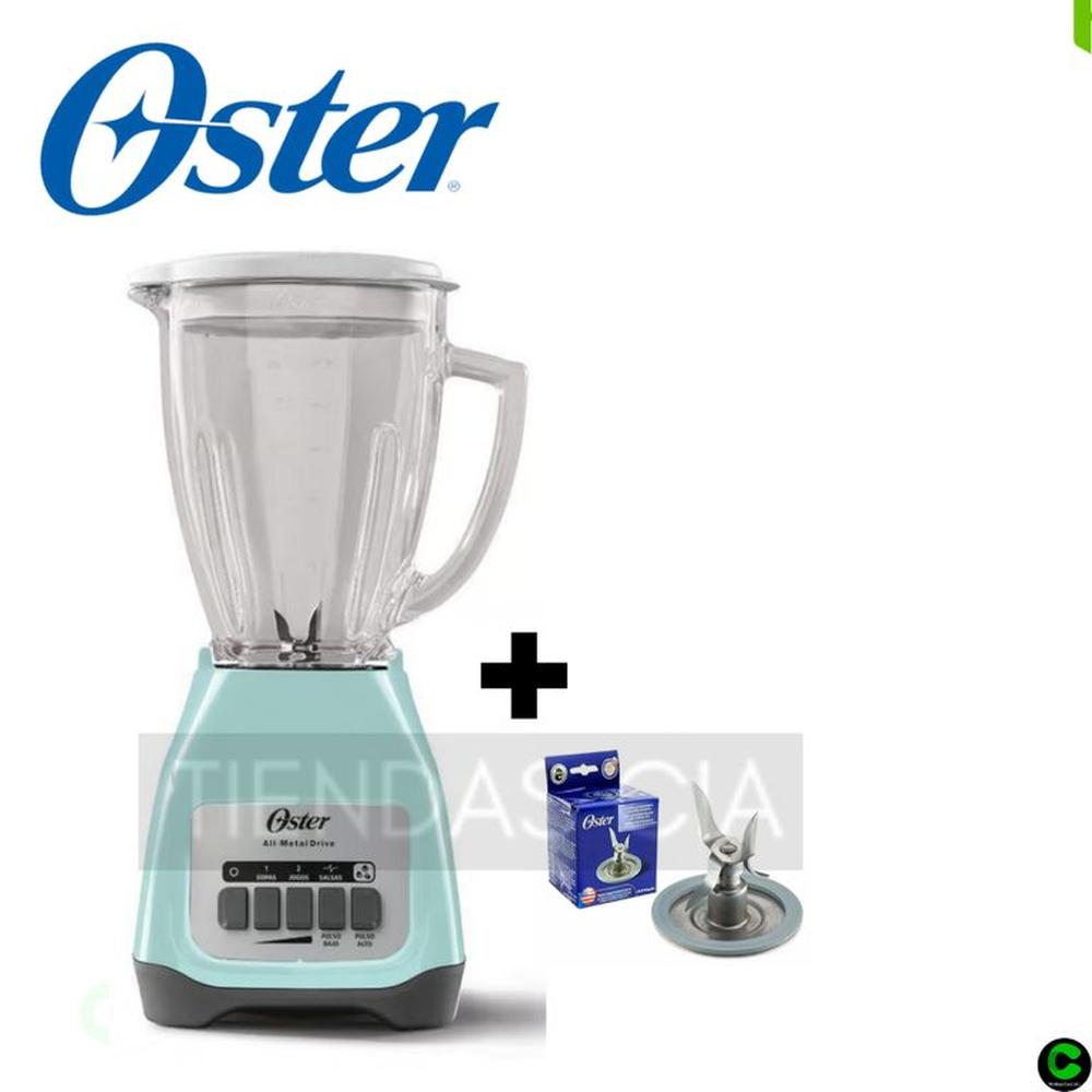 Licuadora Oster 1.5L 2 Velocidades 550W -Turquesa + CUCHILLA