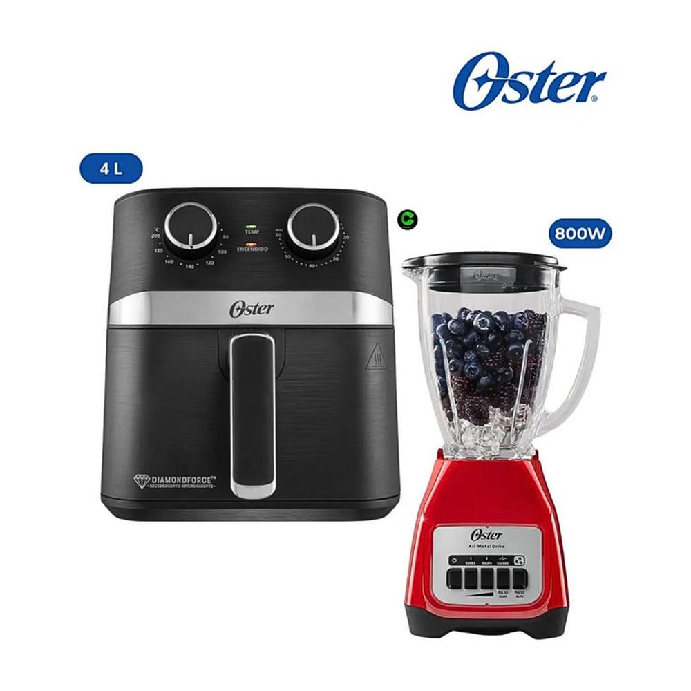 Combo Oster Freidora 4L CKSTAF401MDF +Licuadora 1.5 L