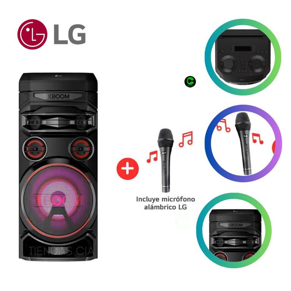 Torre de Sonido LG XBOOM con Bluetooth y Karaoke RNC7