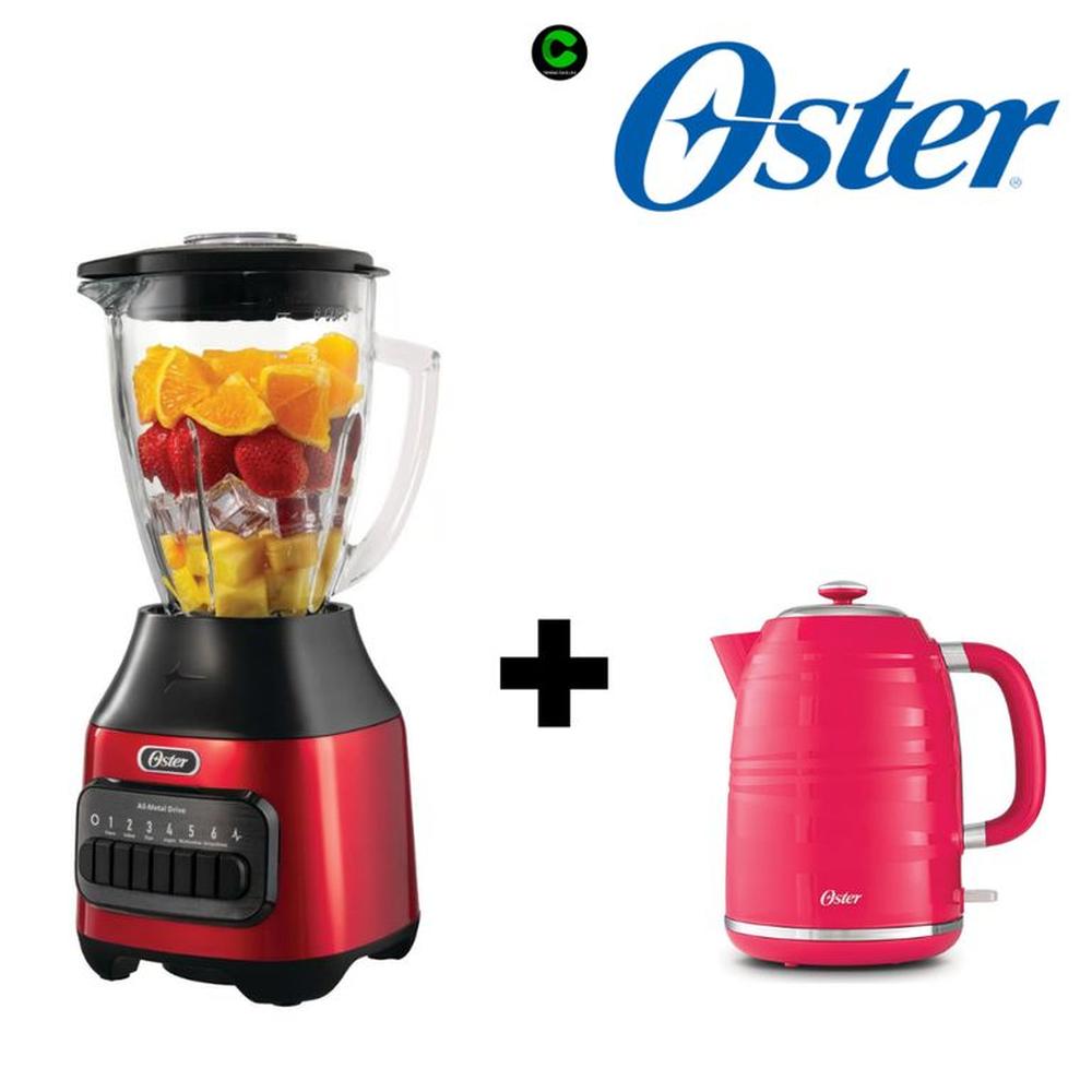 COMBO OSTER LICUADORA BLSTPEG-CPB-053 Y HERVIDORA BVSTKT4177M