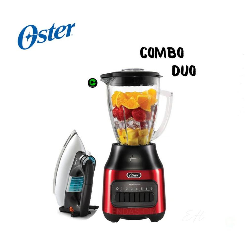 Combo Oster Licuadora BLSTPEGCPB + Plancha CLASICA GCSTBV4119