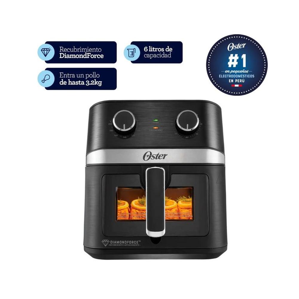 Freidora de Aire Oster® 6L DiamondForce CKSTAF60WMDF