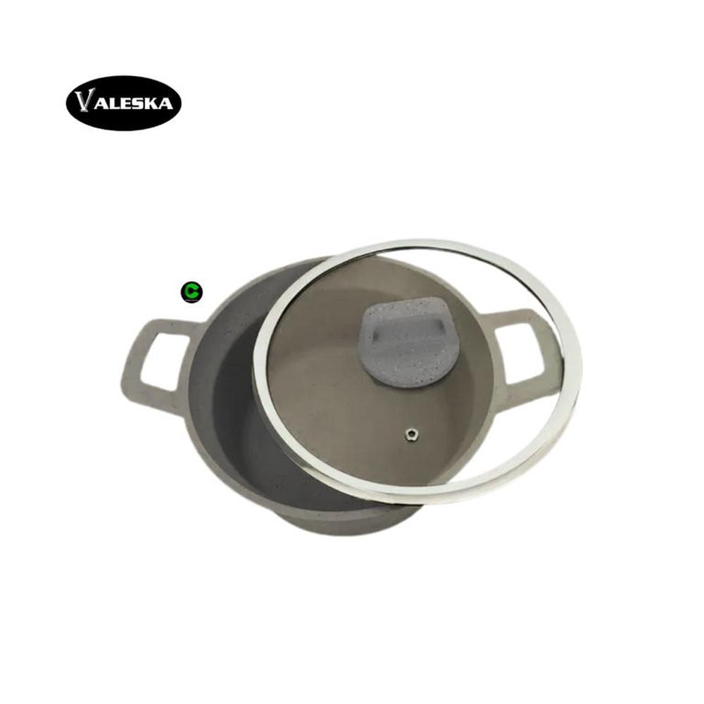 Juego de Ollas Roca Volcánica 10 Piezas Plomo VL-LET010