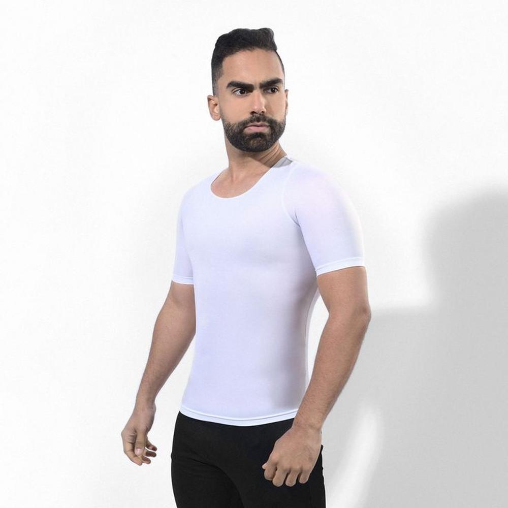 camiseta faja reductor cintura flacidez ginecomastia y abdomen