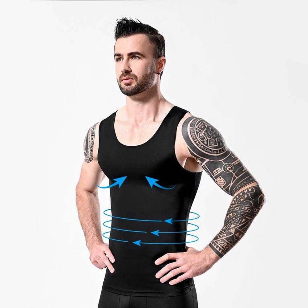 Bividi compresor rollitos pecho graso tetillas flacidez cintura