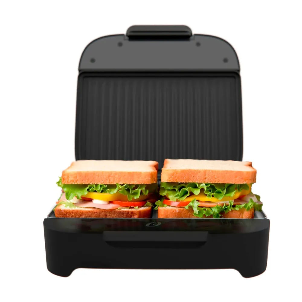 Sandwichera Oster con Plato Hondo CKSTSM4000 Negro