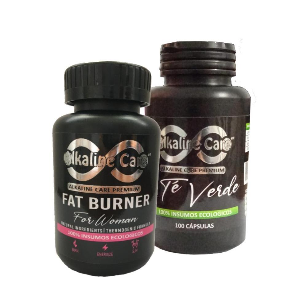 Natural Fat Burner for Woman 100 caps + Té verde 100 caps
