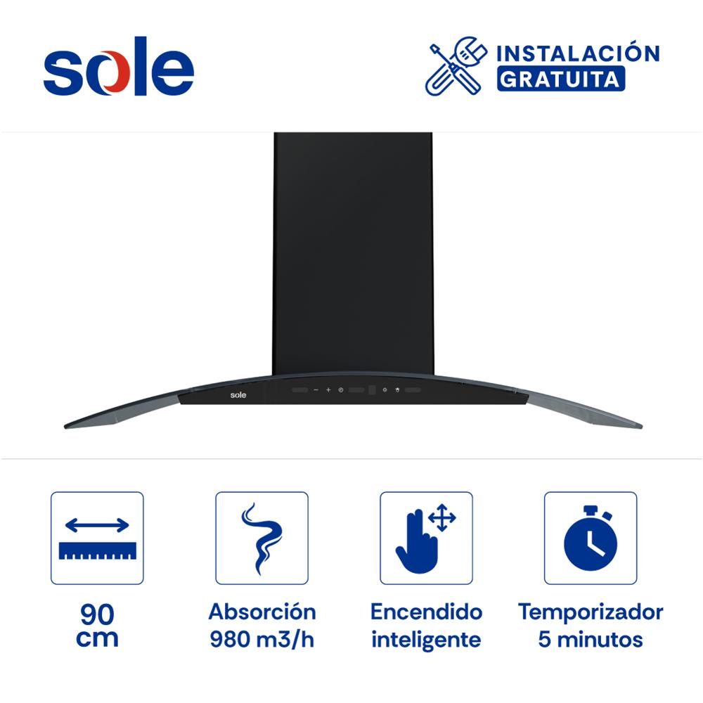 Campana Decorativa Sole Venus Ink 90 Cm