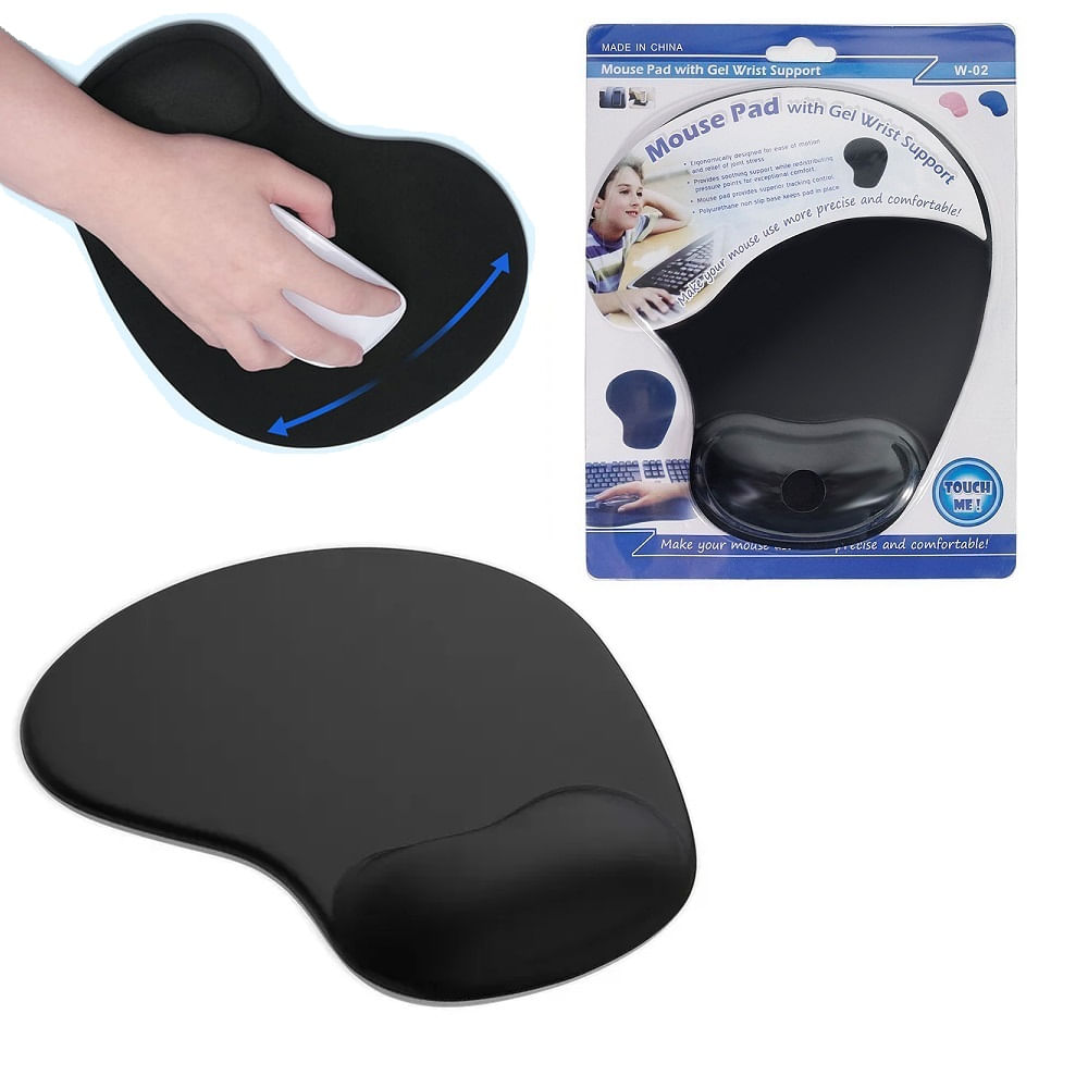 Mause Pad Alfombrilla Ergonomica con Gel y Memoria