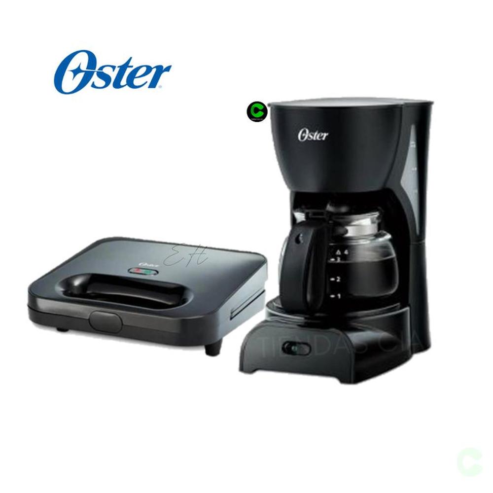 Combo OSTER Cafetera 4TAZAS Y SANDWICHERA CKSTSM2885
