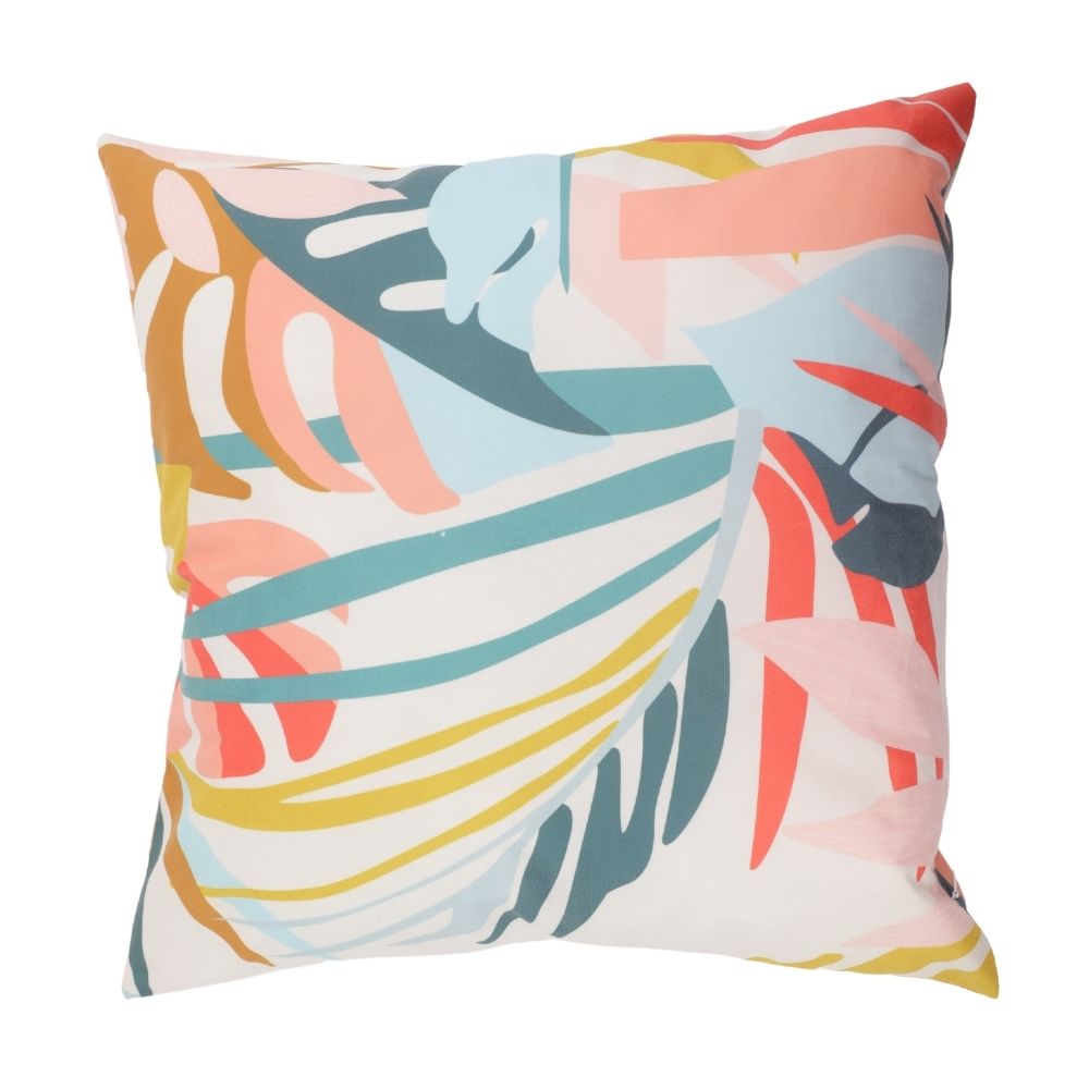 Cojín de terraza 45x45cm Follaje Azul Orange