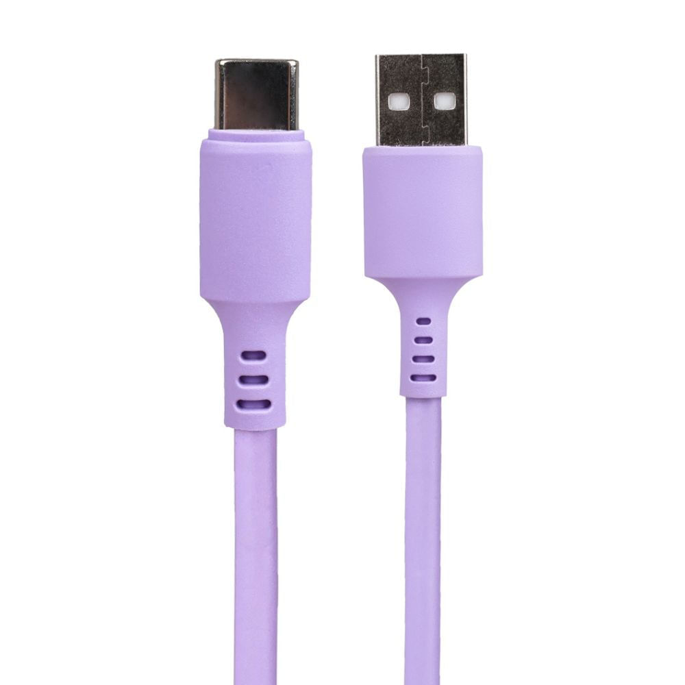 Cable Cargador USB-A USB-C Bp06 Lila Somostel