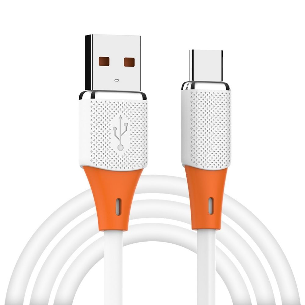 Cable Cargador 3.1A USB-A USB-C Bp19 Blanco Somostel
