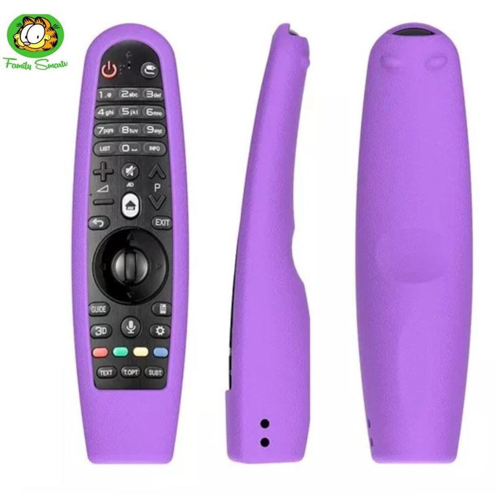 Funda de silicona para Control remoto LG Magic Lila
