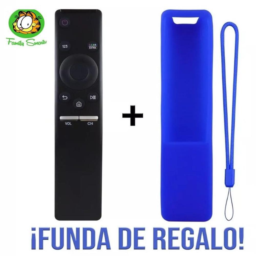 Control Samsung Curvo 4k Uhd + Funda Azul