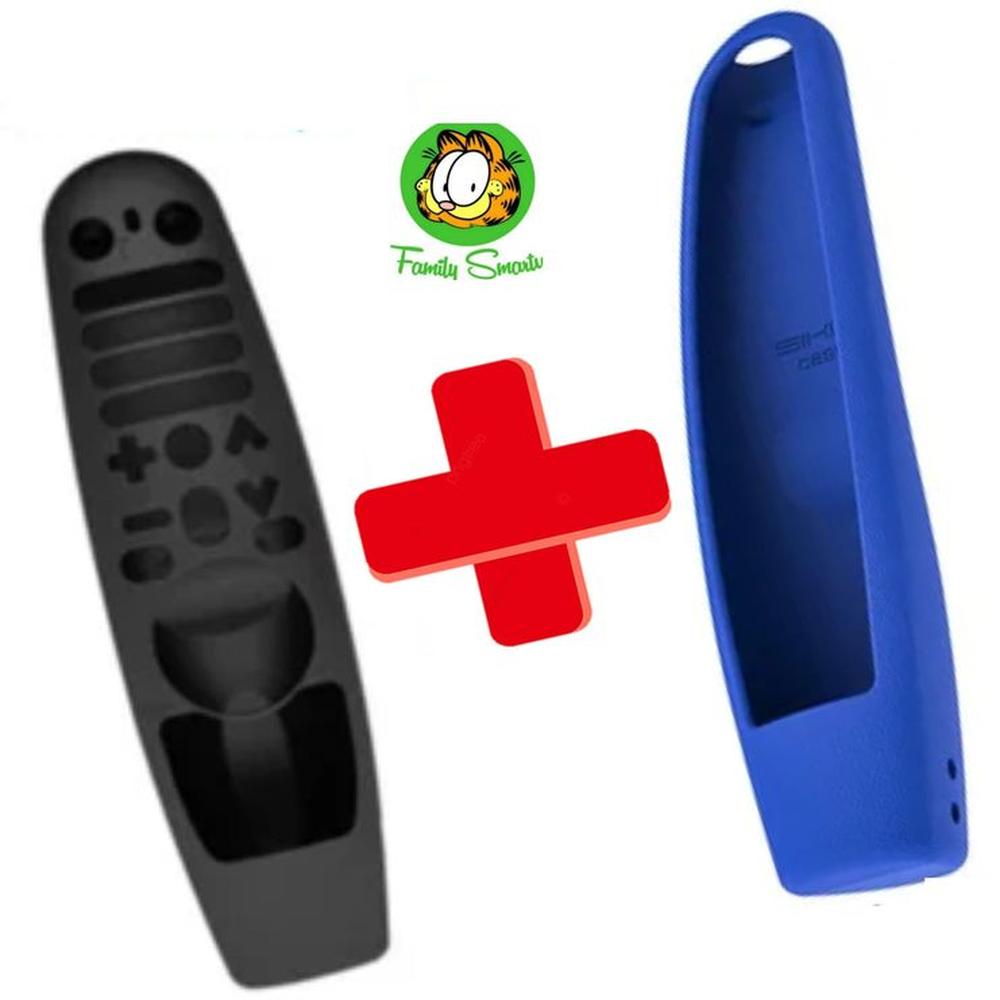 Funda de silicona para Control remoto LG Magic Negro funda Azul