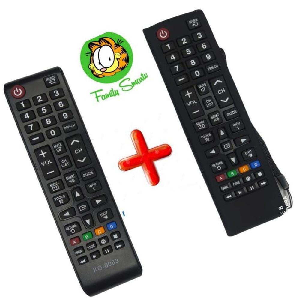 Control Remoto Para Samsung Smart Botón Modo Futbol  funda Negro