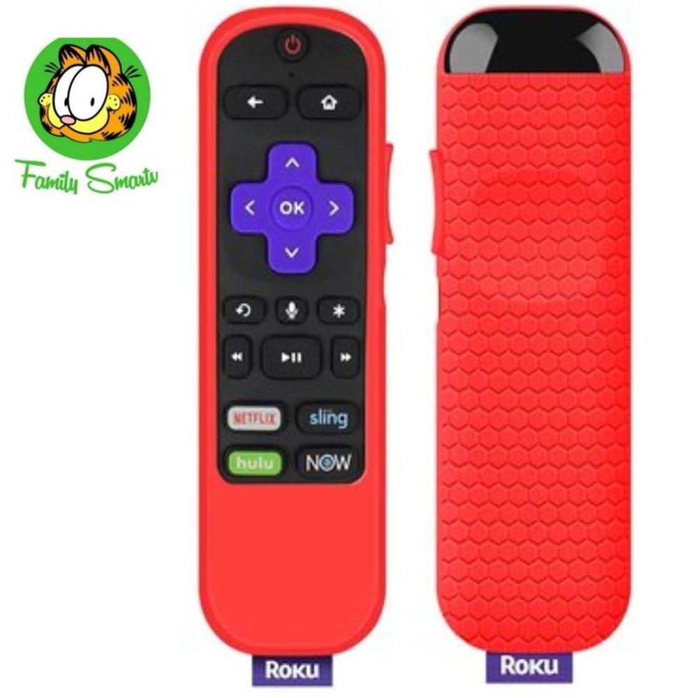 Funda Protectora De Silicona Para Tcl Roku Tv 3600r 3800 Rojo