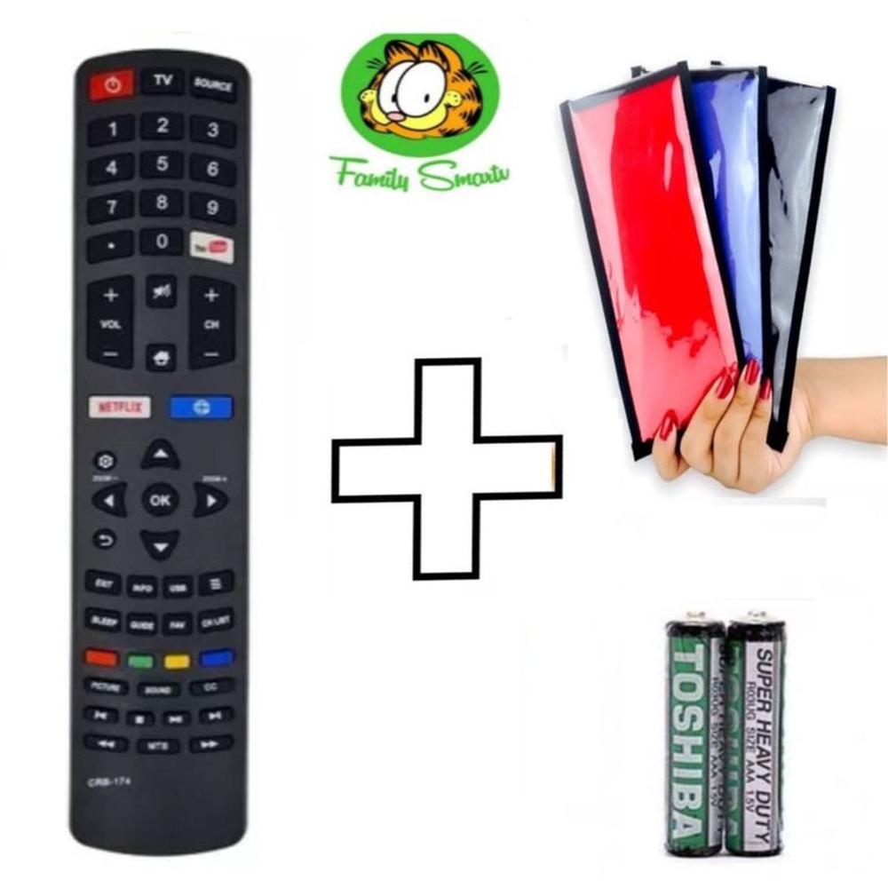 Control Remoto Genérico para tv Smartv Recco Funda