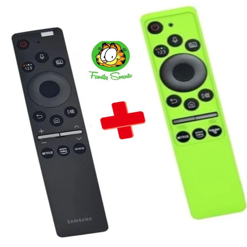 Control Remoto Generico Samsung Con comando Voz Bn59-01330 funda Verde