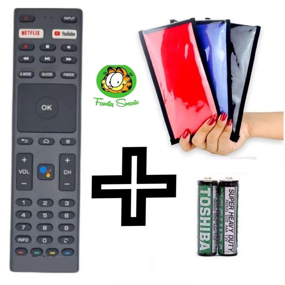 Control Remoto Para Tv Jvc RMC-3363  Funda  Pilas