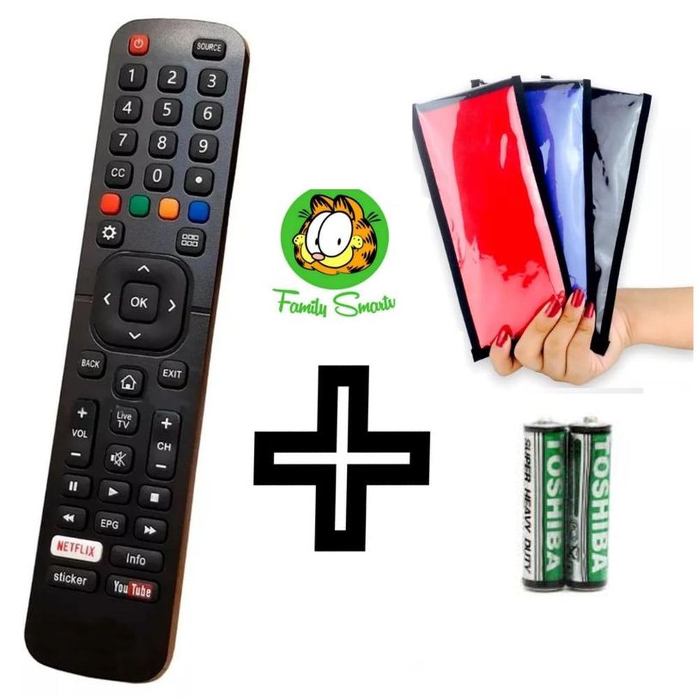 Control Remoto Hisense Smart Tv Led  Funda