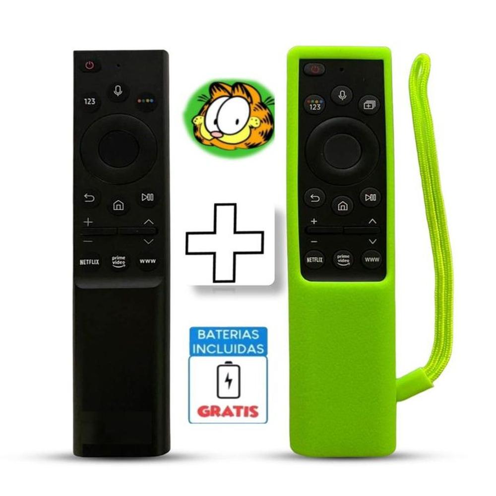 Control Samsung Smart Tv con Voz Modelo BN59-01363 Funda Verde