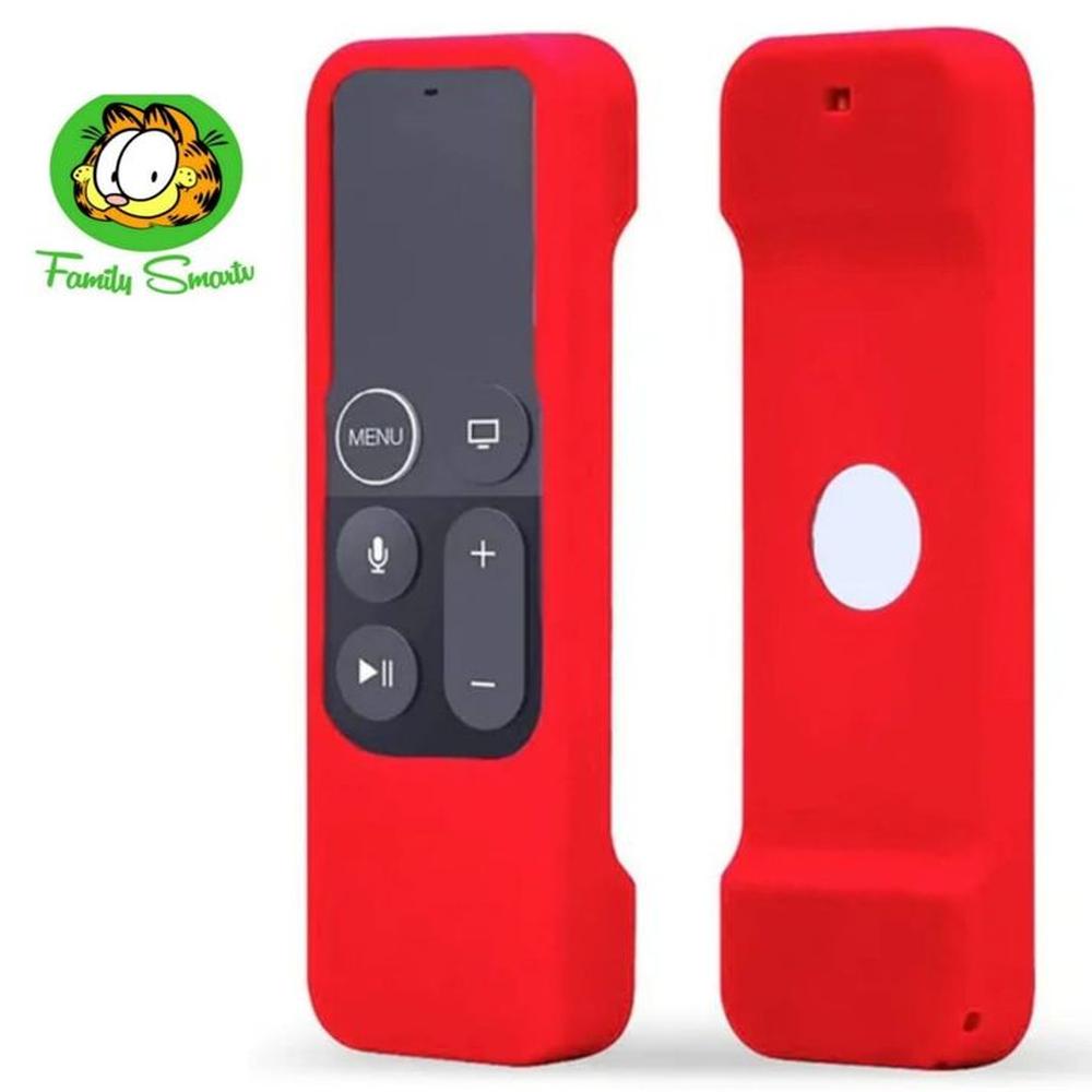 Funda para control remoto para Apple TV4 de 5ª y 4ª generaciónRojo