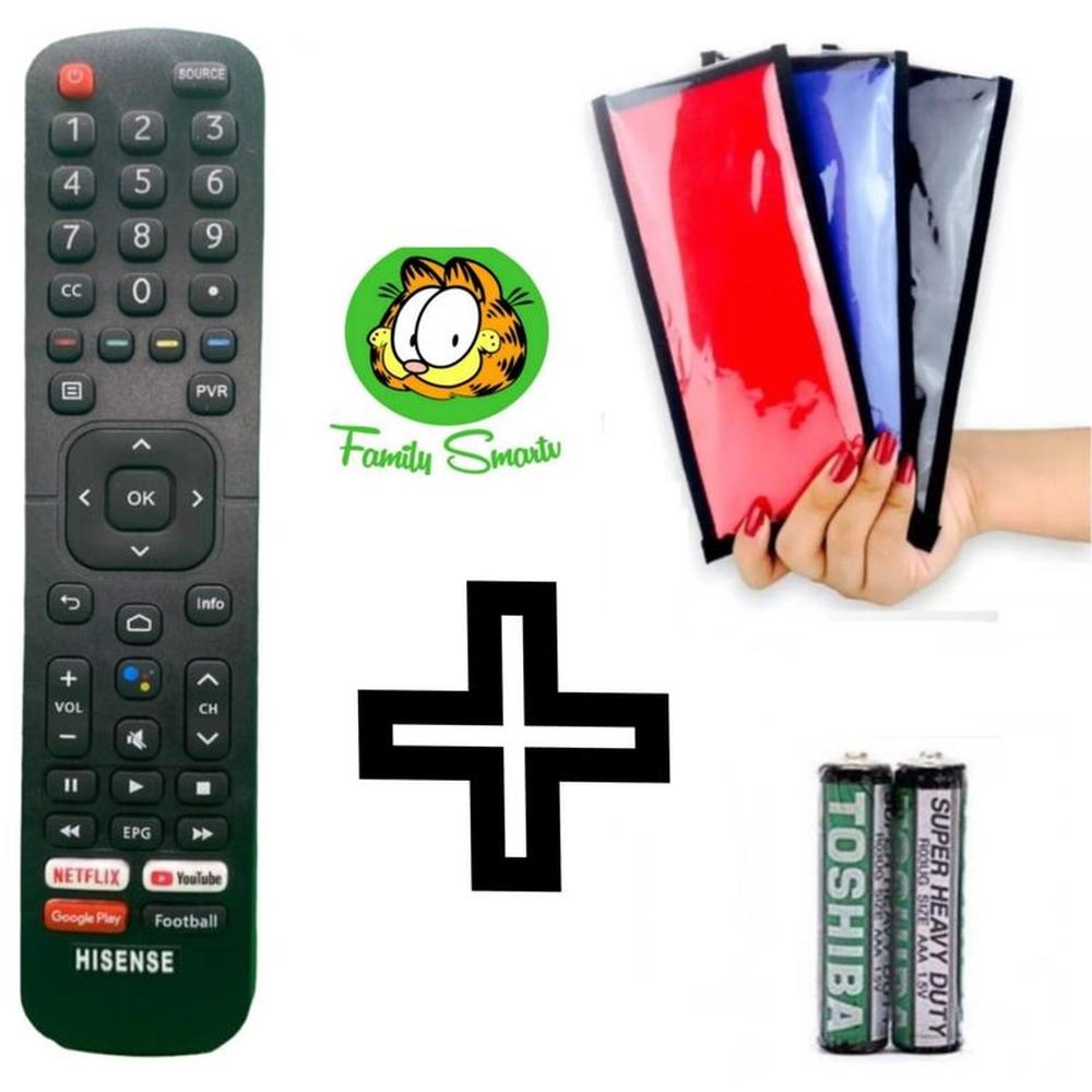 CONTROL REMOTO HISENSE SMART TV MOD: 2022 + Funda