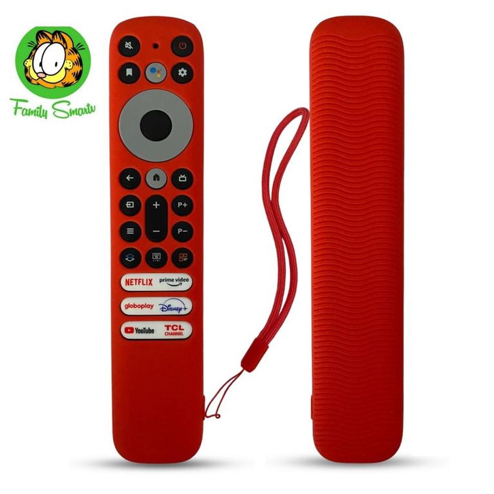 Funda de silicona para Control remoto Tcl Rc902v  Rojo