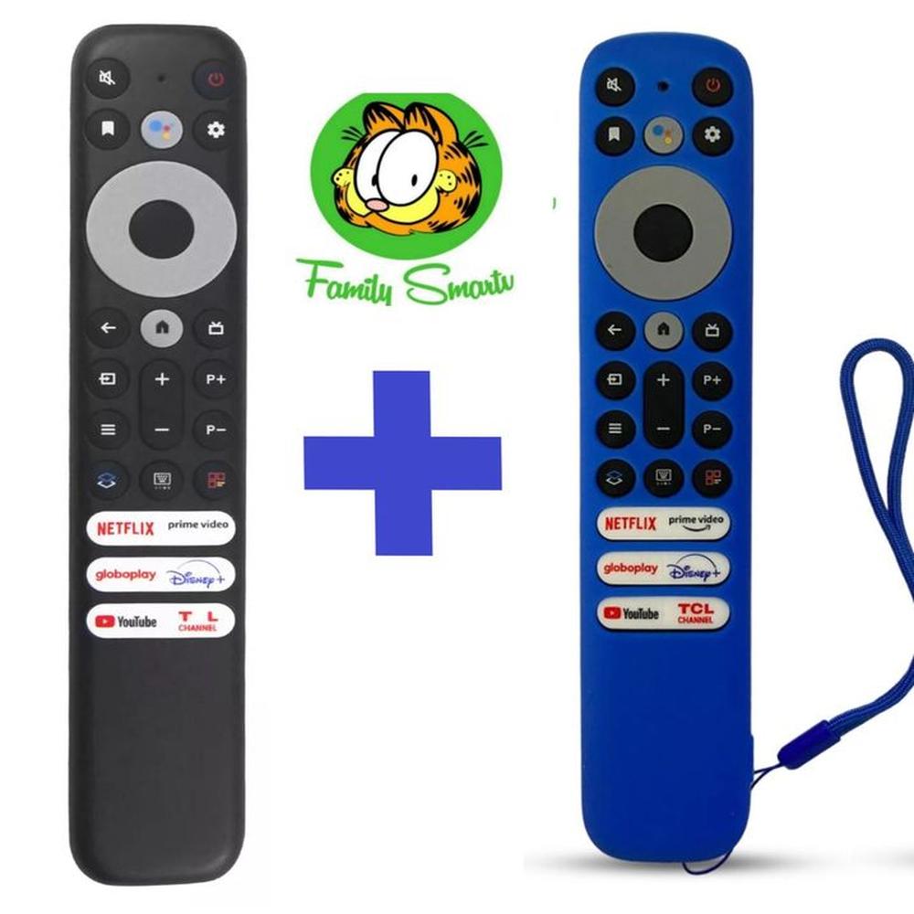 Control remoto de para TV inteligente TCL RC902V  Funda Azul