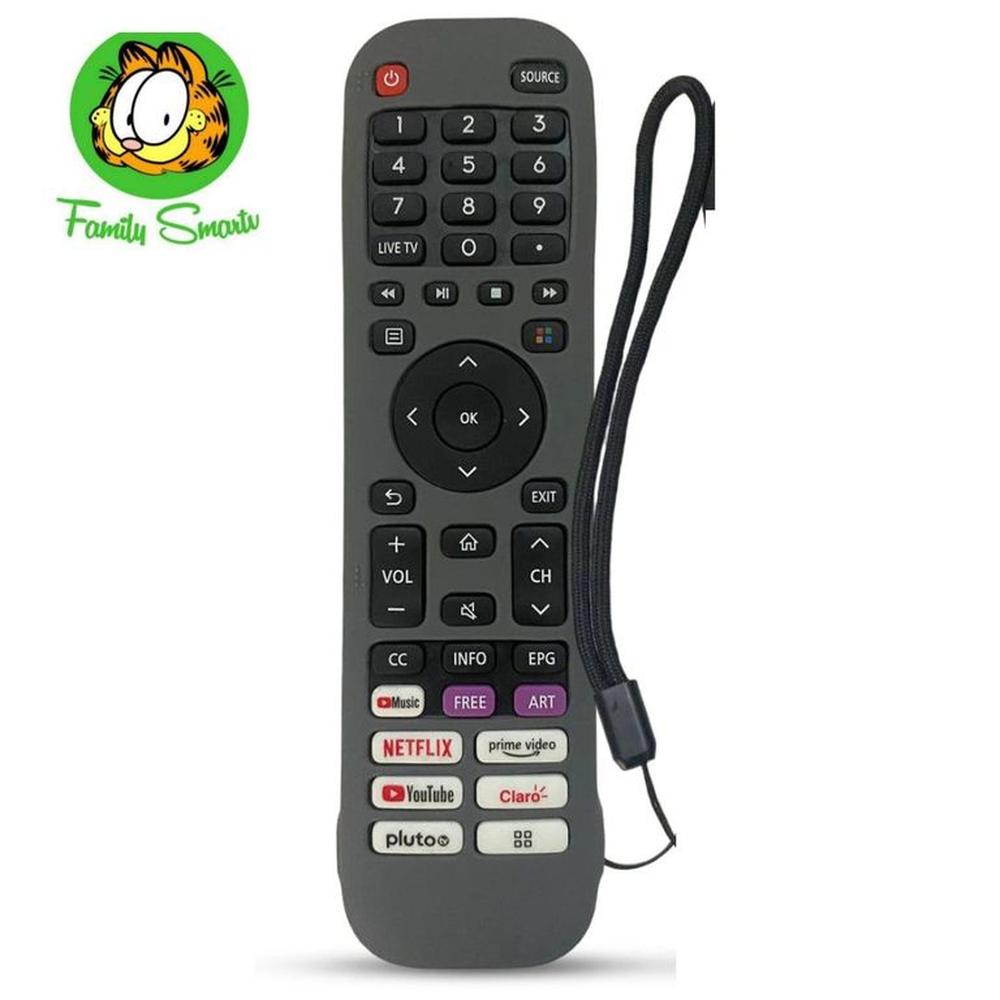 Funda para control remoto Smart Hisense EN2I30H Plomo Oscuro