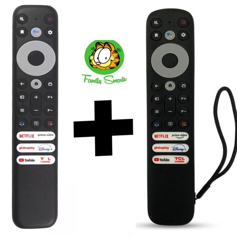 Control remoto de para TV inteligente TCL RC902V Funda Negra