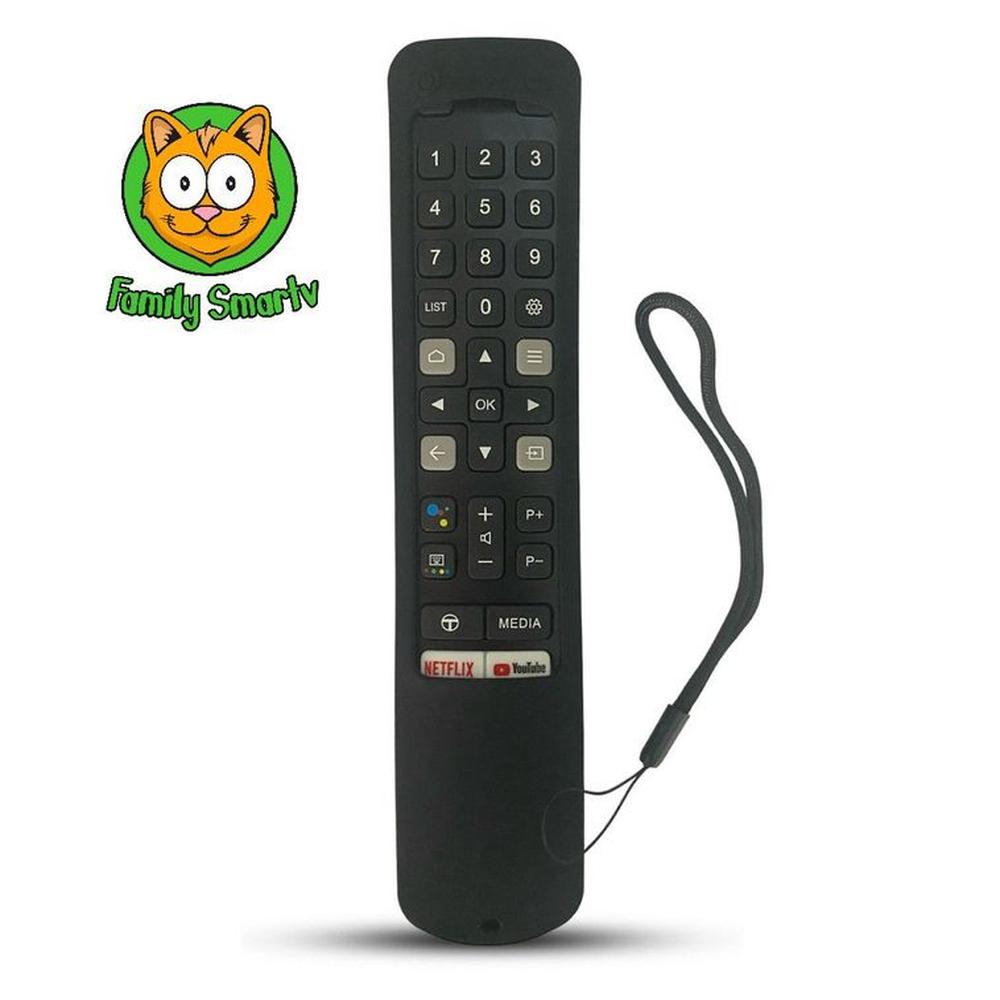 Funda Para Control Remoto Tcl ModeloRC901V Smart tv Negro