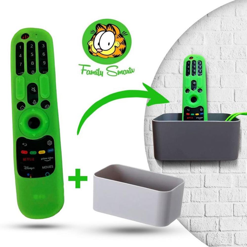 Funda Control LG Magic 2023 Protector Anticaída/ Verde + Soporte