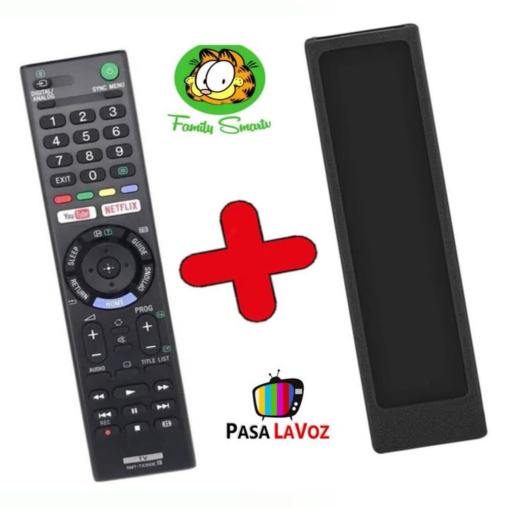 Control Sony Bravia tv Smart funda Negra