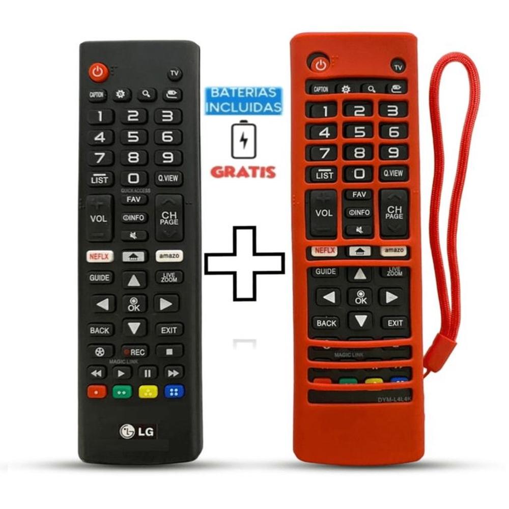 Control Remoto LG Led Smart tv 4k Funda rojo