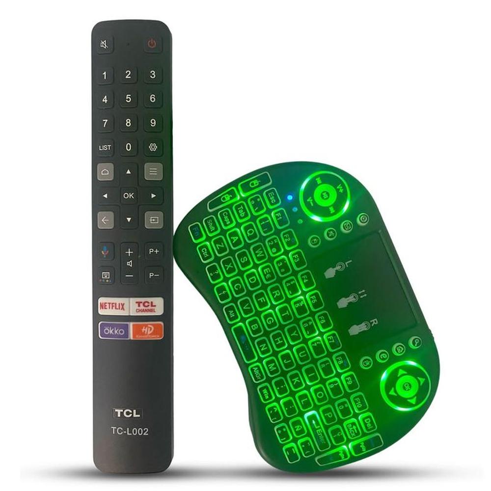 Control Remoto Tcl Generico Smart Modelo FMR8 + Teclado