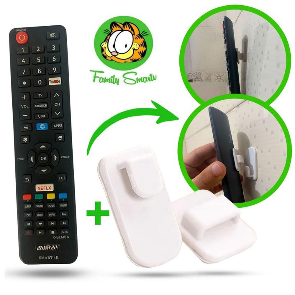 Control Remoto Miray Para Smart Tv 4k Pilas + Soporte
