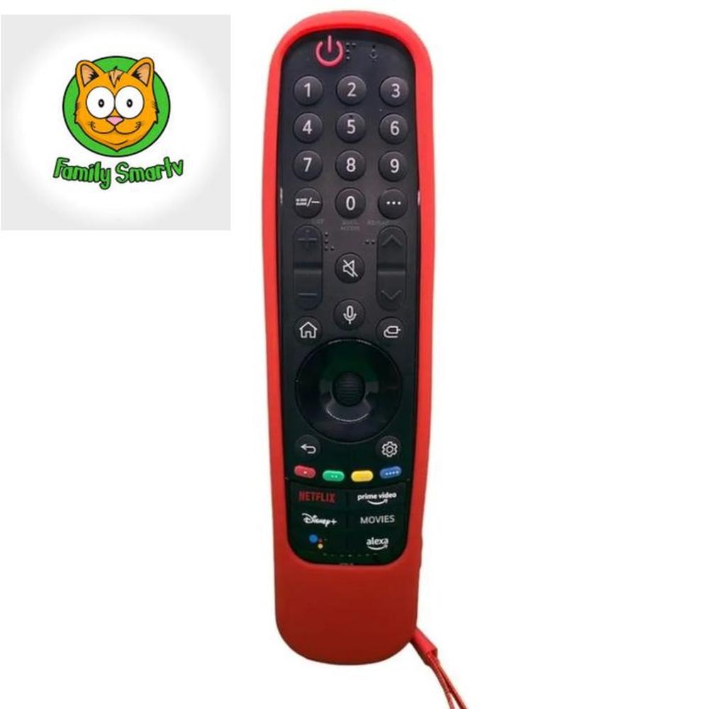 Funda silicona Sikai An-mr22ga Control remoto LG Magic 2022 / Rojo