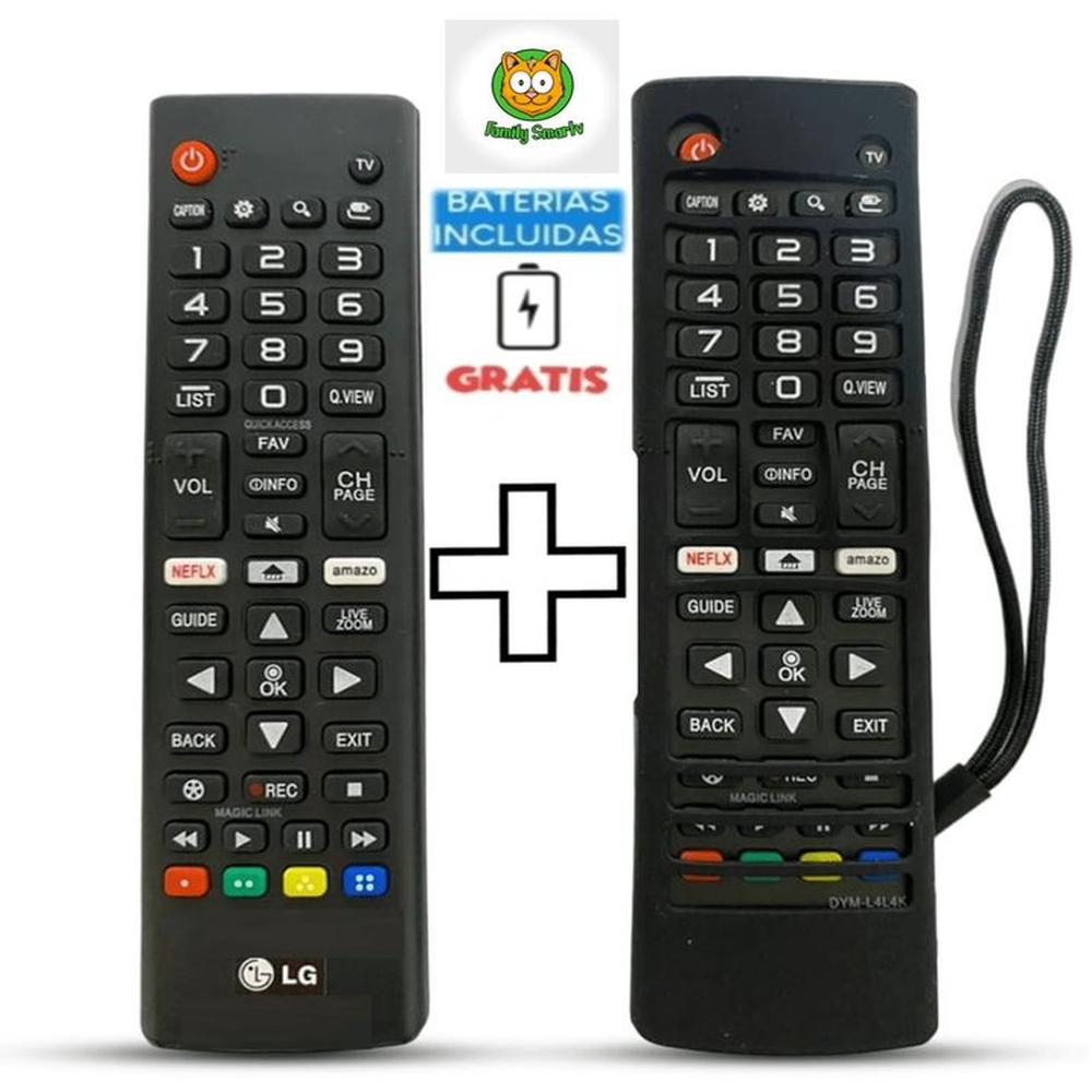 Control Remoto LG Led Smart tv 4k Funda Negro