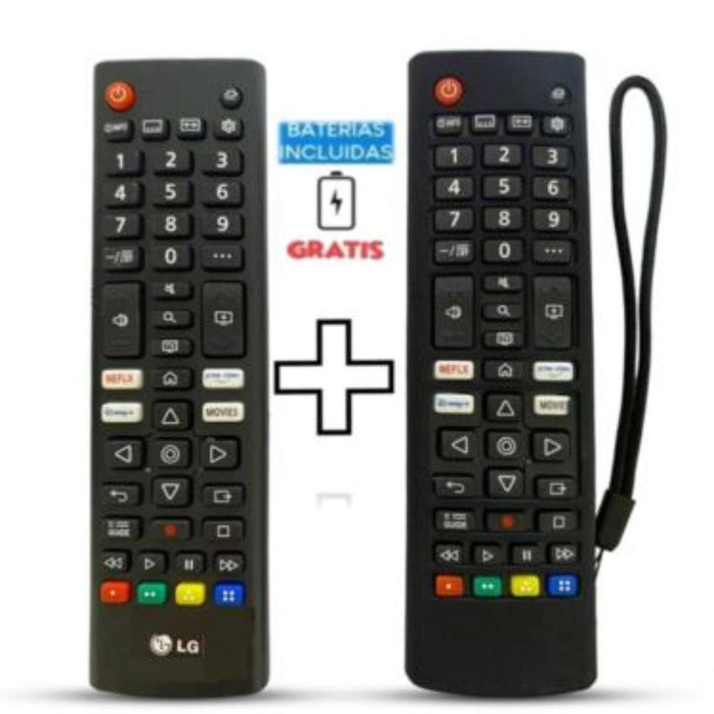 Control Remoto LG Smart con tecla Disney Funda negro