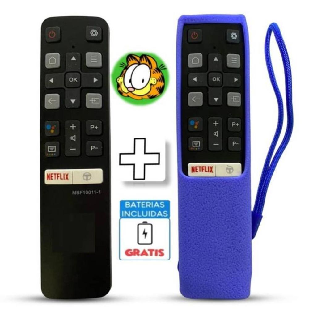 Control Remoto Tcl Generico Smart Modelo RC802V Funda Azul