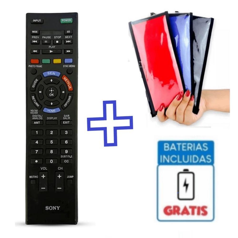 Control Remoto Genérico Sony Para Smart Tv Bravia 3D Funda